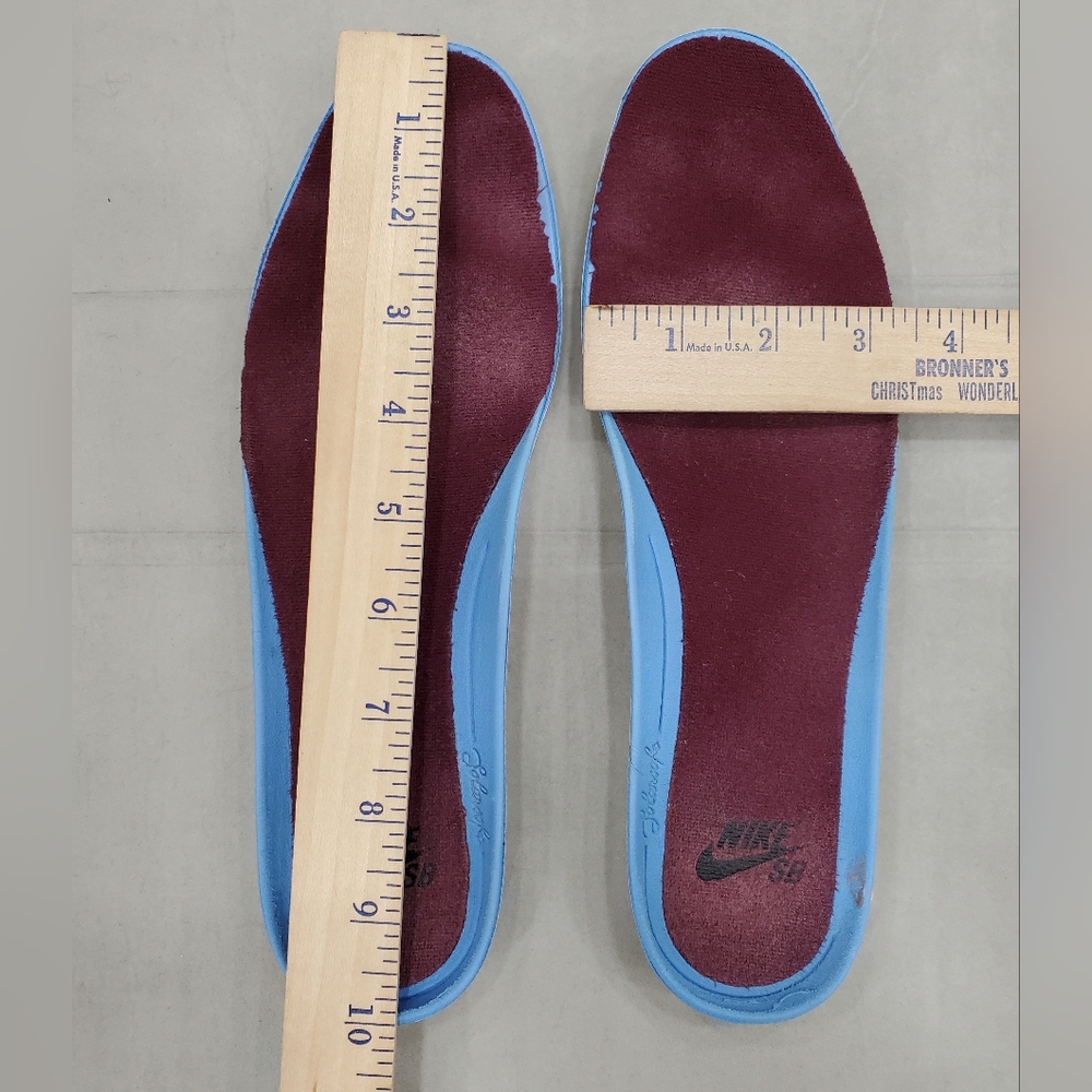 Nike SB Check sneakers women's size 9 burgundy knit fabric SolarSoft insole - Picture 13 of 15